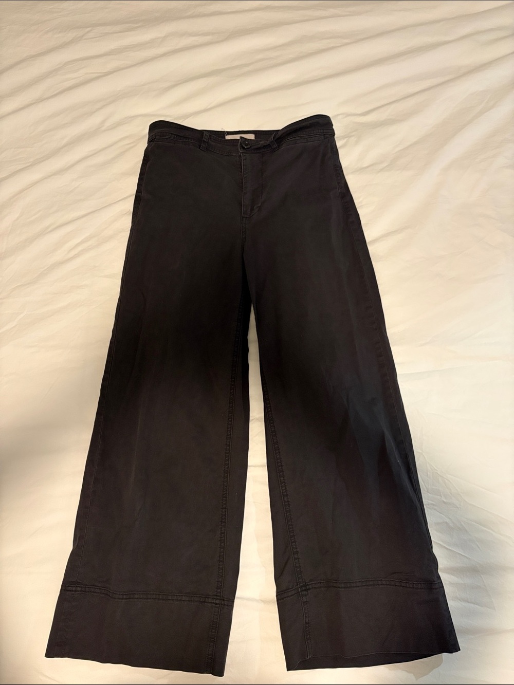 Everlane Black Wide-Leg Chinos